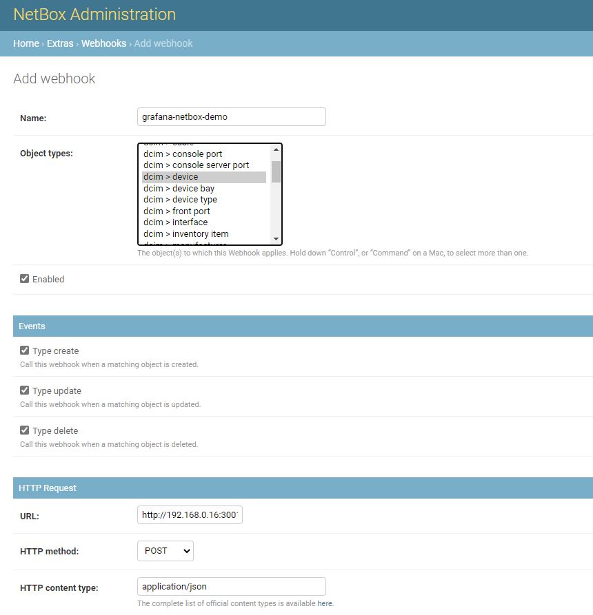 Netbox Webhook